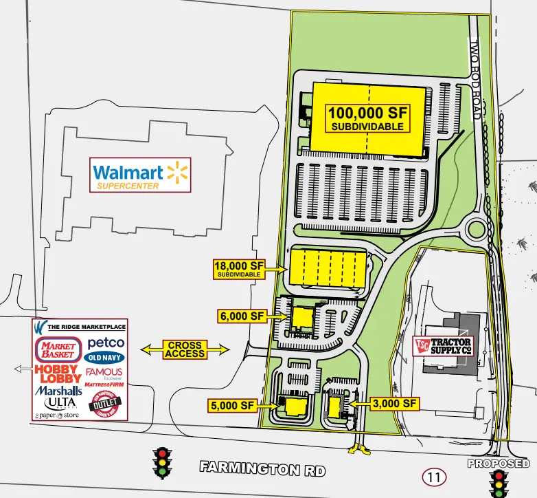 Calumet City Siteplan with Available Parcel