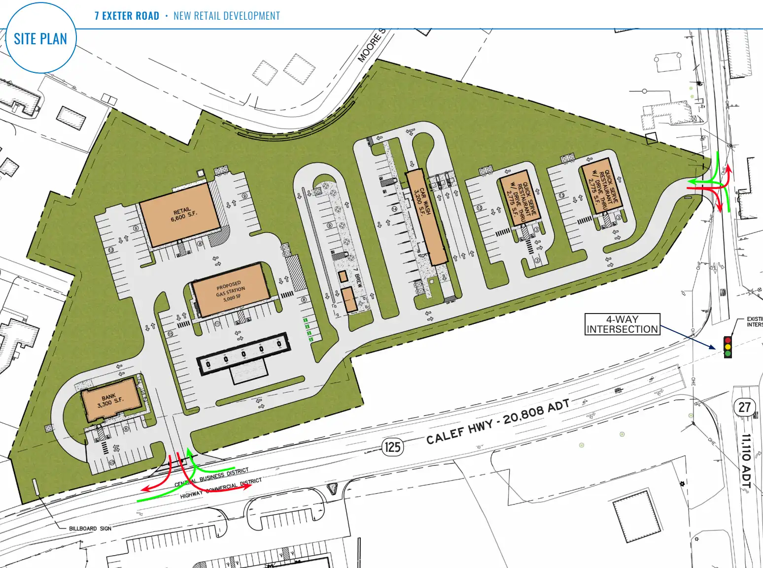 Calumet City Siteplan with Available Parcel